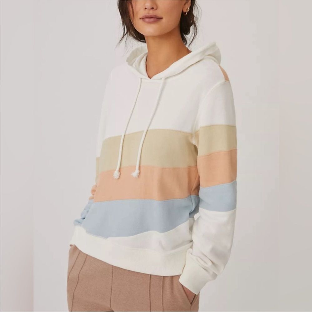 Faherty Radiant Pullover Hoodie For Anthropologie  Sweatshirt in Sunrise Glow XS